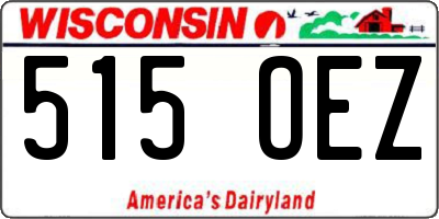 WI license plate 515OEZ