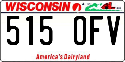 WI license plate 515OFV