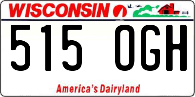 WI license plate 515OGH