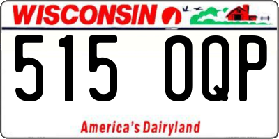 WI license plate 515OQP