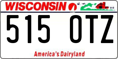 WI license plate 515OTZ