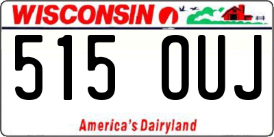 WI license plate 515OUJ