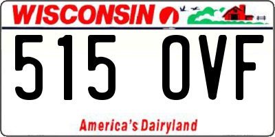 WI license plate 515OVF