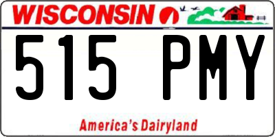 WI license plate 515PMY