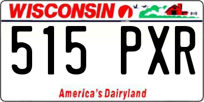 WI license plate 515PXR