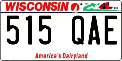 WI license plate 515QAE