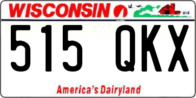 WI license plate 515QKX