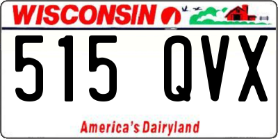 WI license plate 515QVX