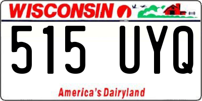 WI license plate 515UYQ