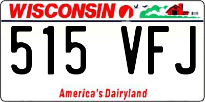 WI license plate 515VFJ