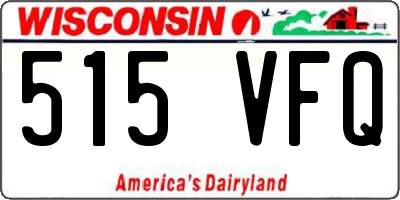 WI license plate 515VFQ
