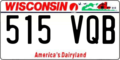 WI license plate 515VQB