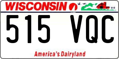 WI license plate 515VQC