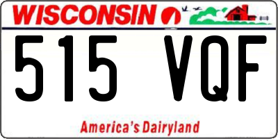 WI license plate 515VQF
