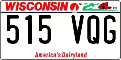 WI license plate 515VQG