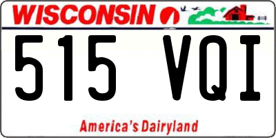 WI license plate 515VQI