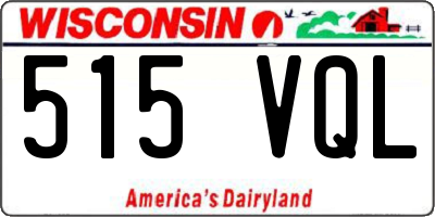 WI license plate 515VQL