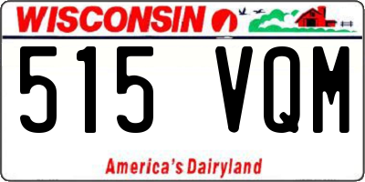 WI license plate 515VQM