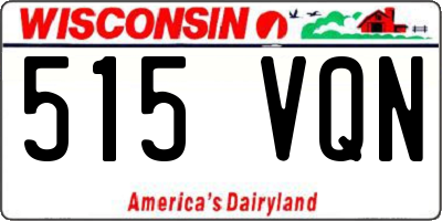 WI license plate 515VQN