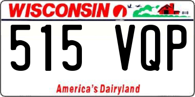 WI license plate 515VQP