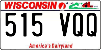 WI license plate 515VQQ
