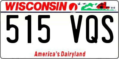 WI license plate 515VQS
