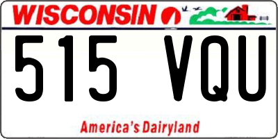 WI license plate 515VQU
