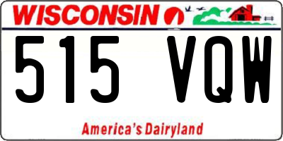 WI license plate 515VQW