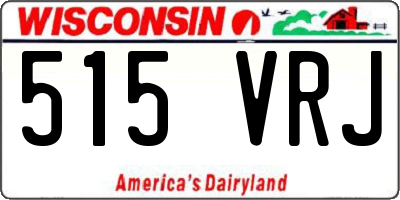 WI license plate 515VRJ