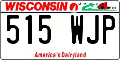 WI license plate 515WJP