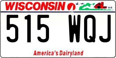 WI license plate 515WQJ