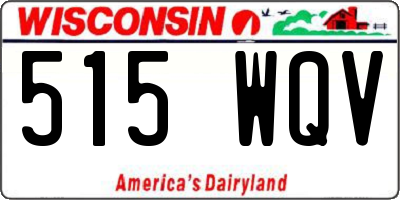 WI license plate 515WQV
