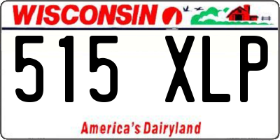 WI license plate 515XLP