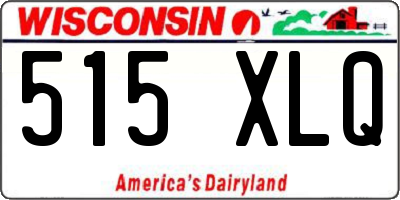 WI license plate 515XLQ