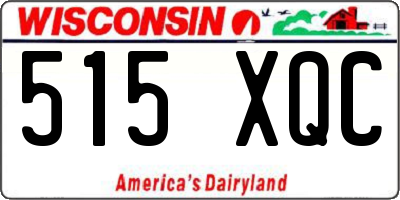 WI license plate 515XQC