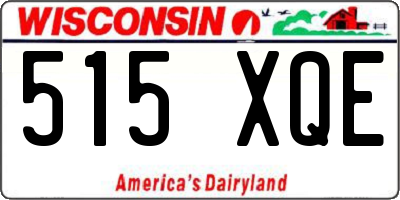 WI license plate 515XQE
