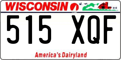 WI license plate 515XQF