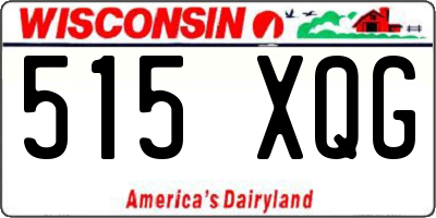 WI license plate 515XQG