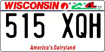 WI license plate 515XQH