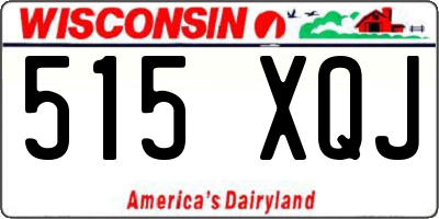 WI license plate 515XQJ