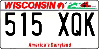 WI license plate 515XQK