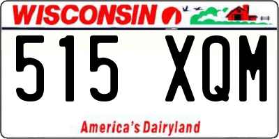 WI license plate 515XQM