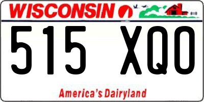 WI license plate 515XQO