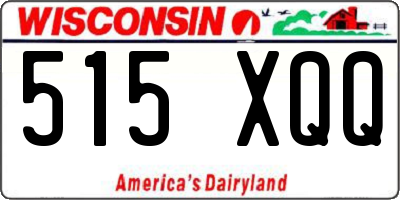 WI license plate 515XQQ