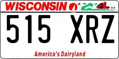 WI license plate 515XRZ