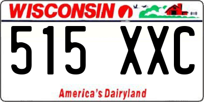WI license plate 515XXC