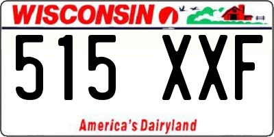 WI license plate 515XXF