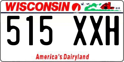 WI license plate 515XXH