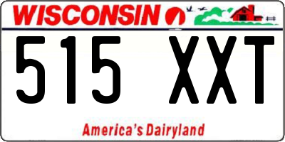WI license plate 515XXT