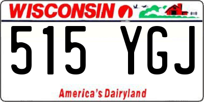 WI license plate 515YGJ